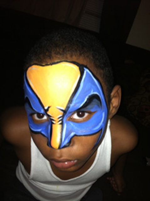 Young Boy Wolverine Face Paint