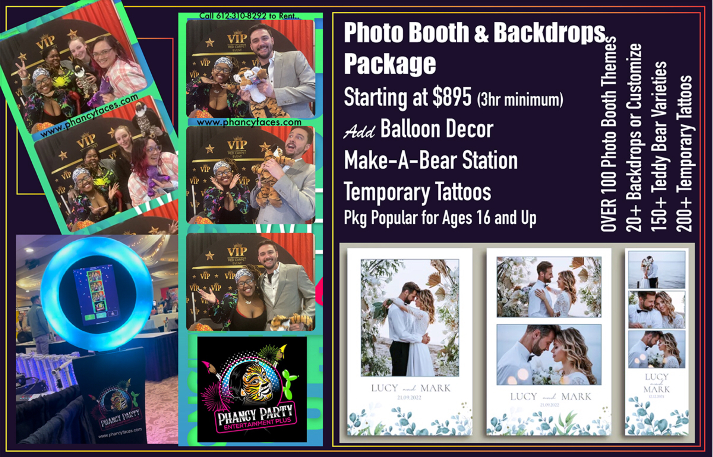 Photo Booth Rental and Party Entertainment Minnesota